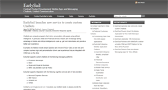 Desktop Screenshot of earlysail.com